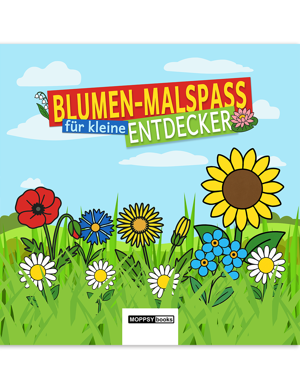 Cover des Buches 'Blumen-Malspass für kleine Entdecker (Band 1)'
