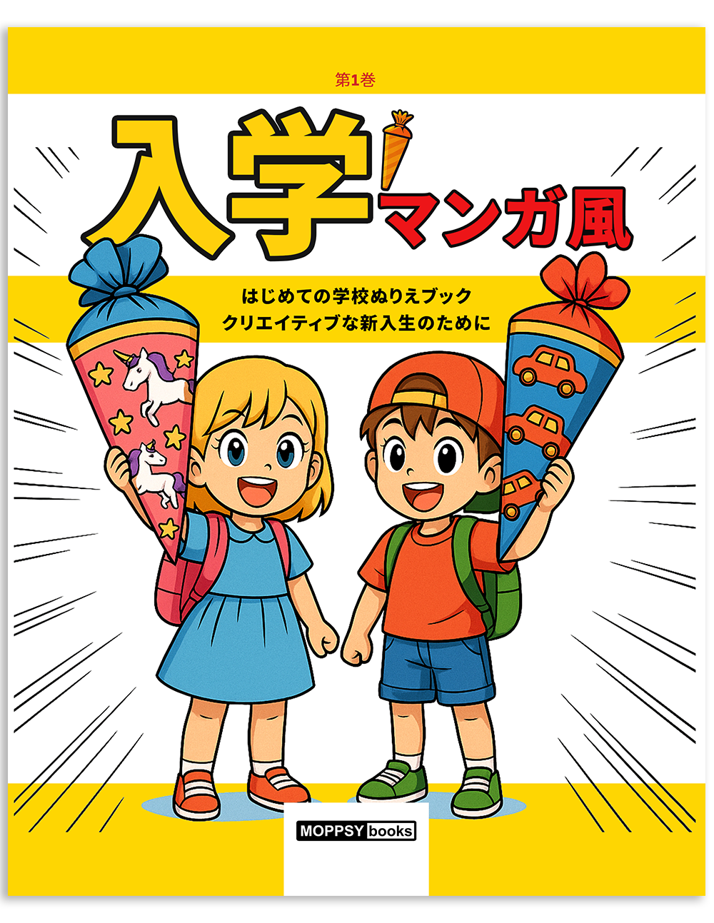 Cover des Buches '入学！マンガ風'